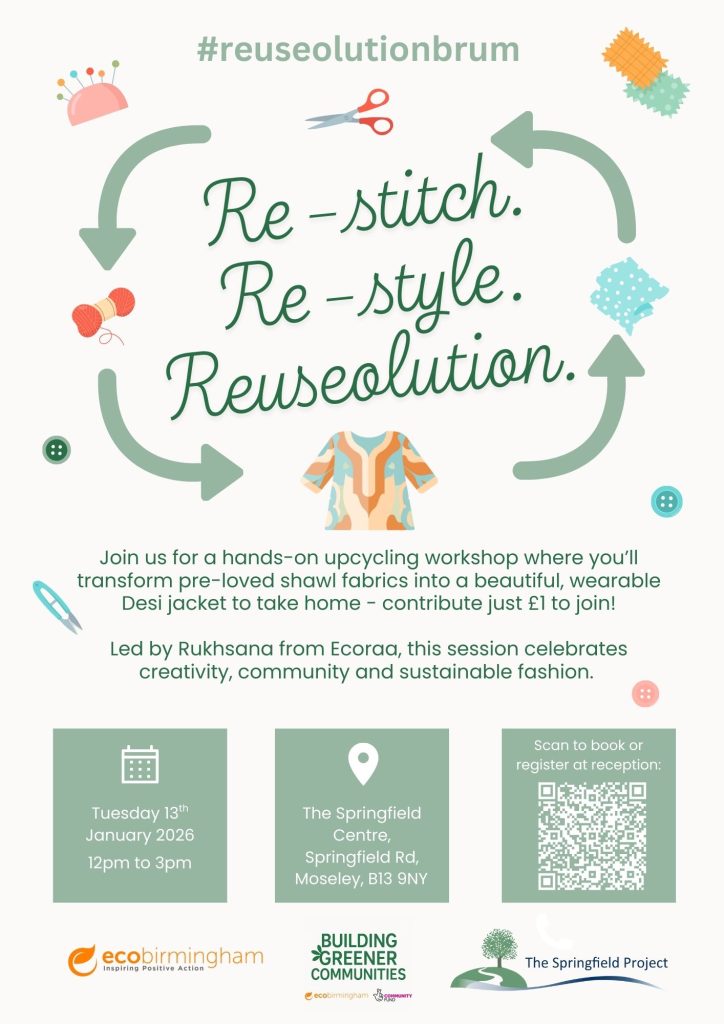 Reuseolution at The Springfield Project: ‘Buy Nothing New January’. The Springfield Project