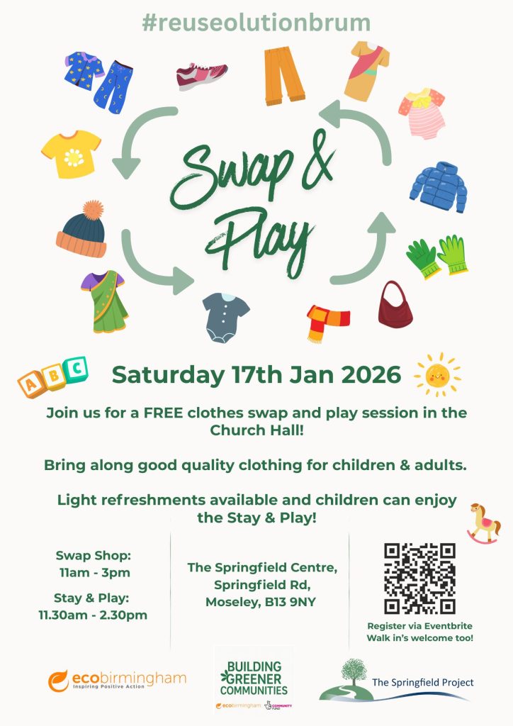 Reuseolution at The Springfield Project: ‘Buy Nothing New January’. The Springfield Project