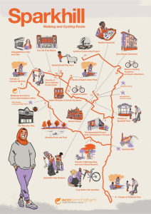 Sparkhill Walking and Cycling route The Springfield Project